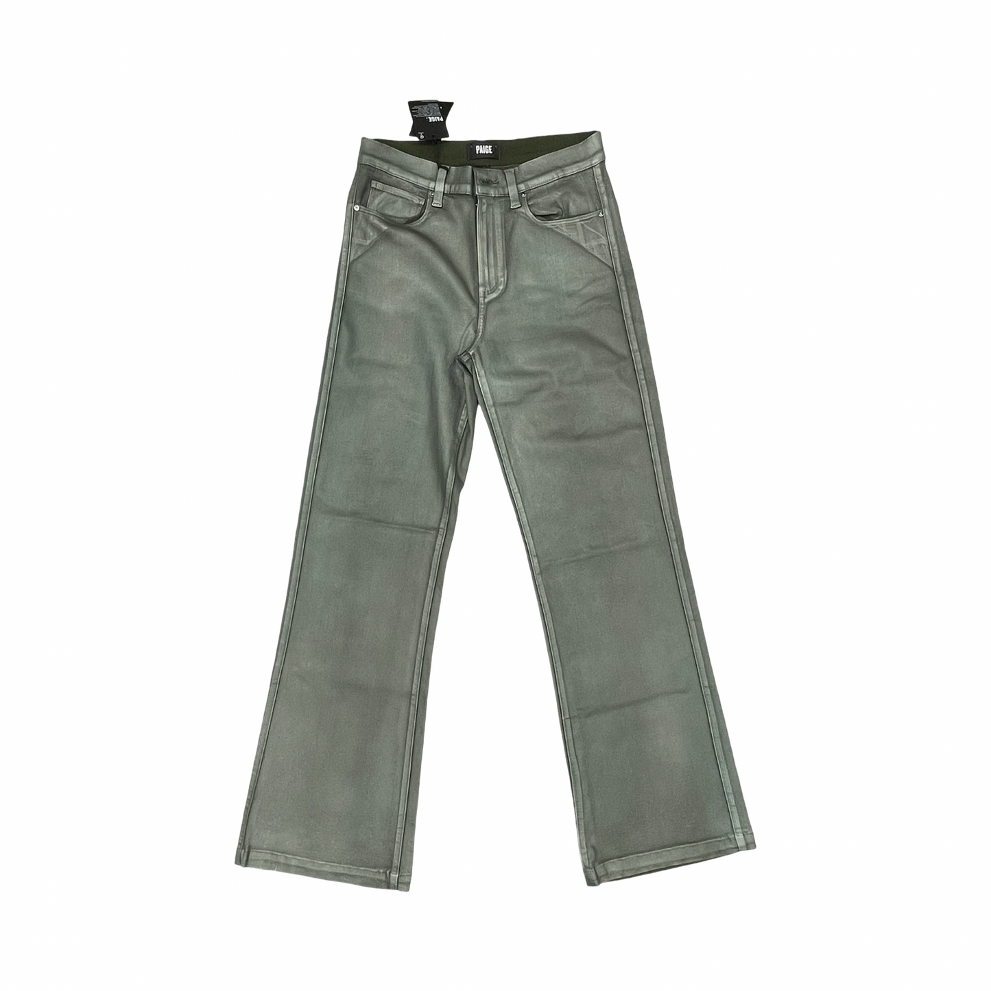 Jeans Wide Leg By Paige In Green, Size:8