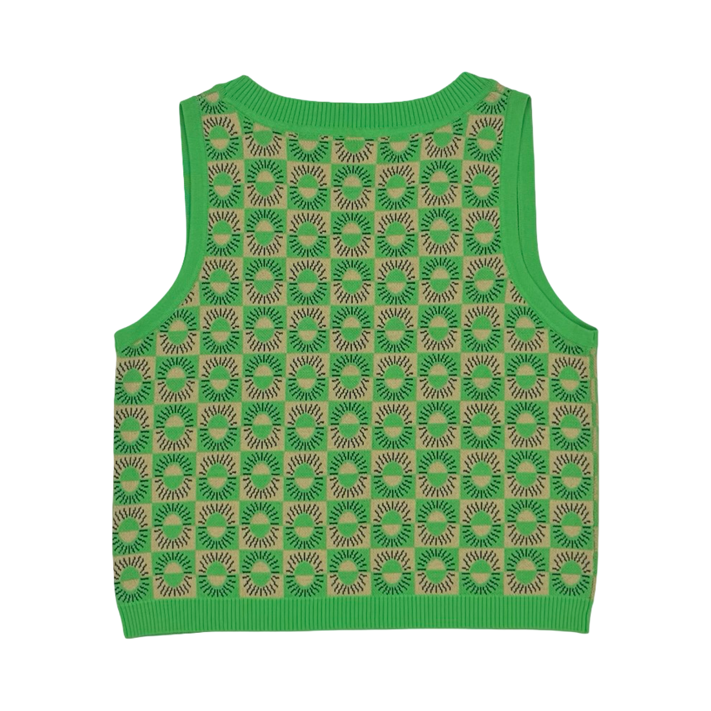 Vest Sweater By Clothes Mentor In Green, Size:L