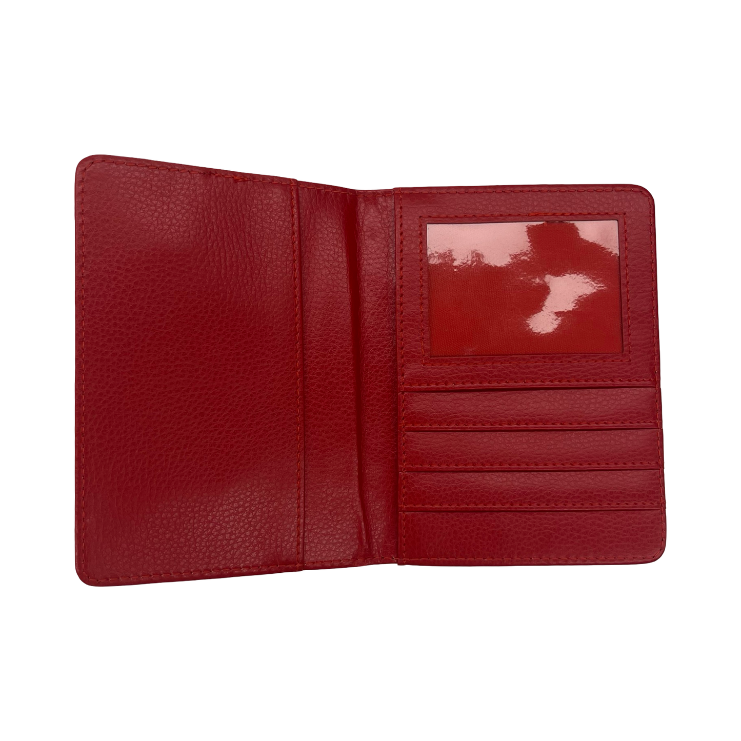 Wallet By Cme In Red & White, Size:Small