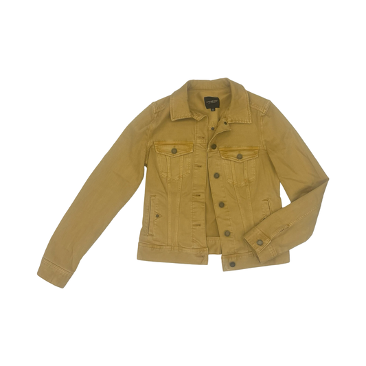 Jacket Denim By Liverpool In Yellow Denim, Size:Xs