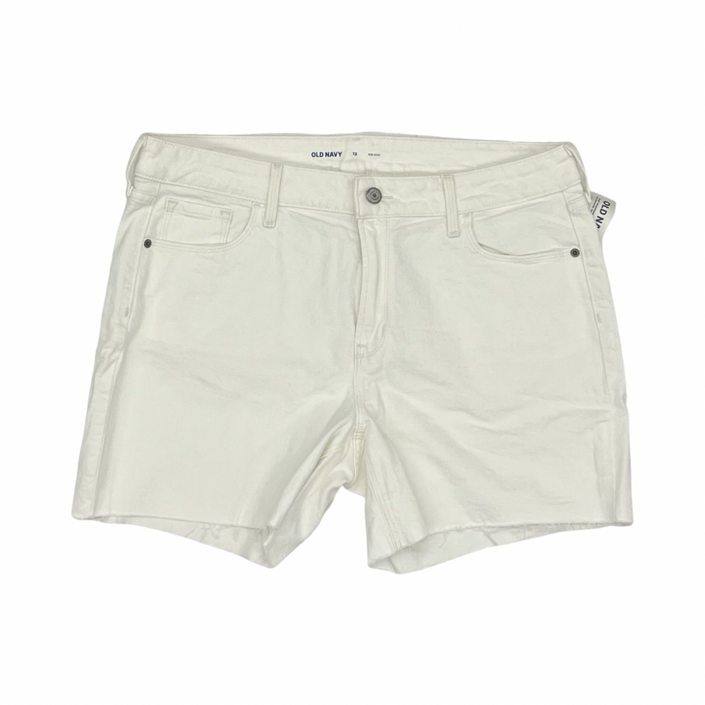 Shorts By Old Navy In White Denim, Size:12