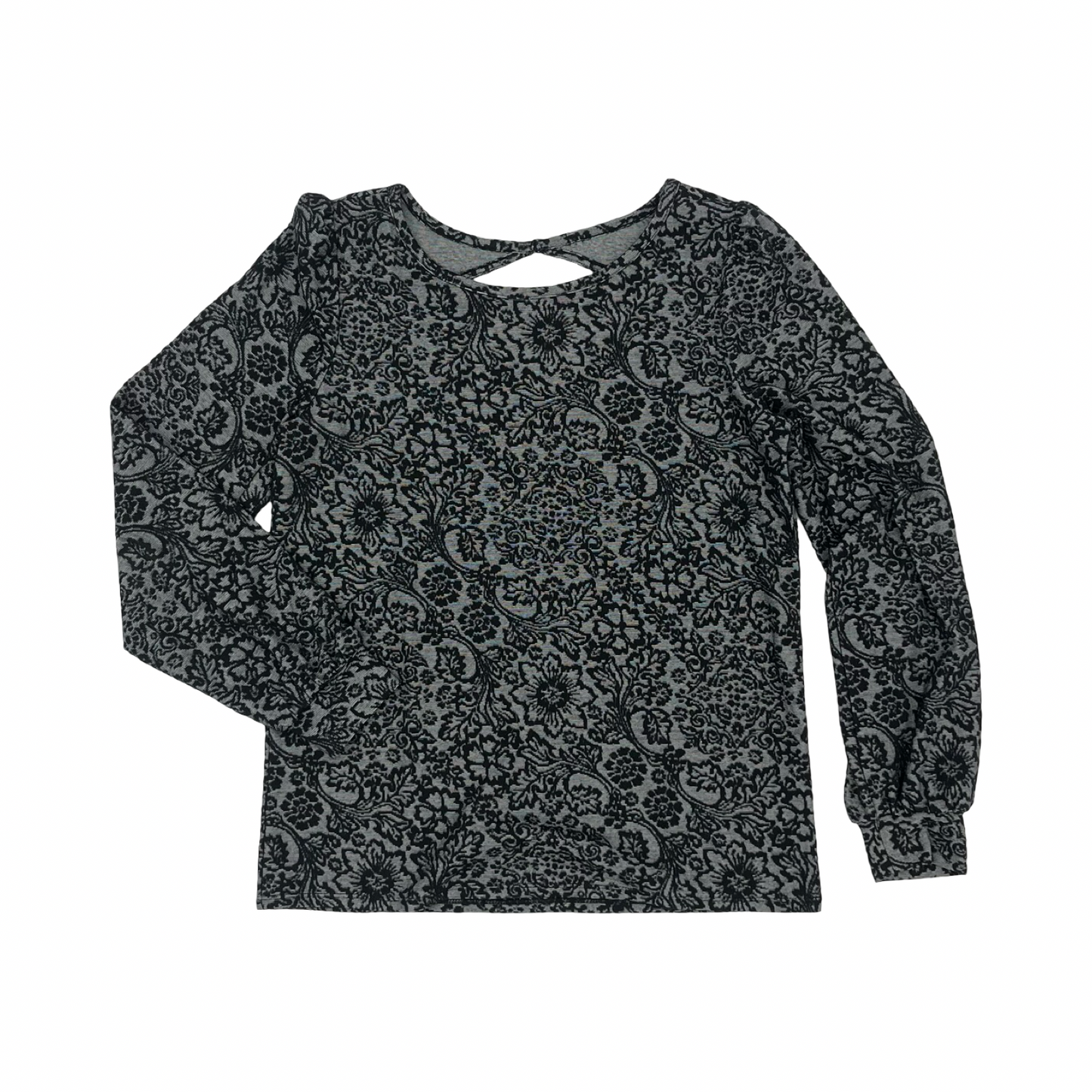 Blouse Ls By Loft In Black, Size:S