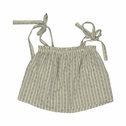 Top Sleeveless By Wishlist In Blue & Cream, Size:M