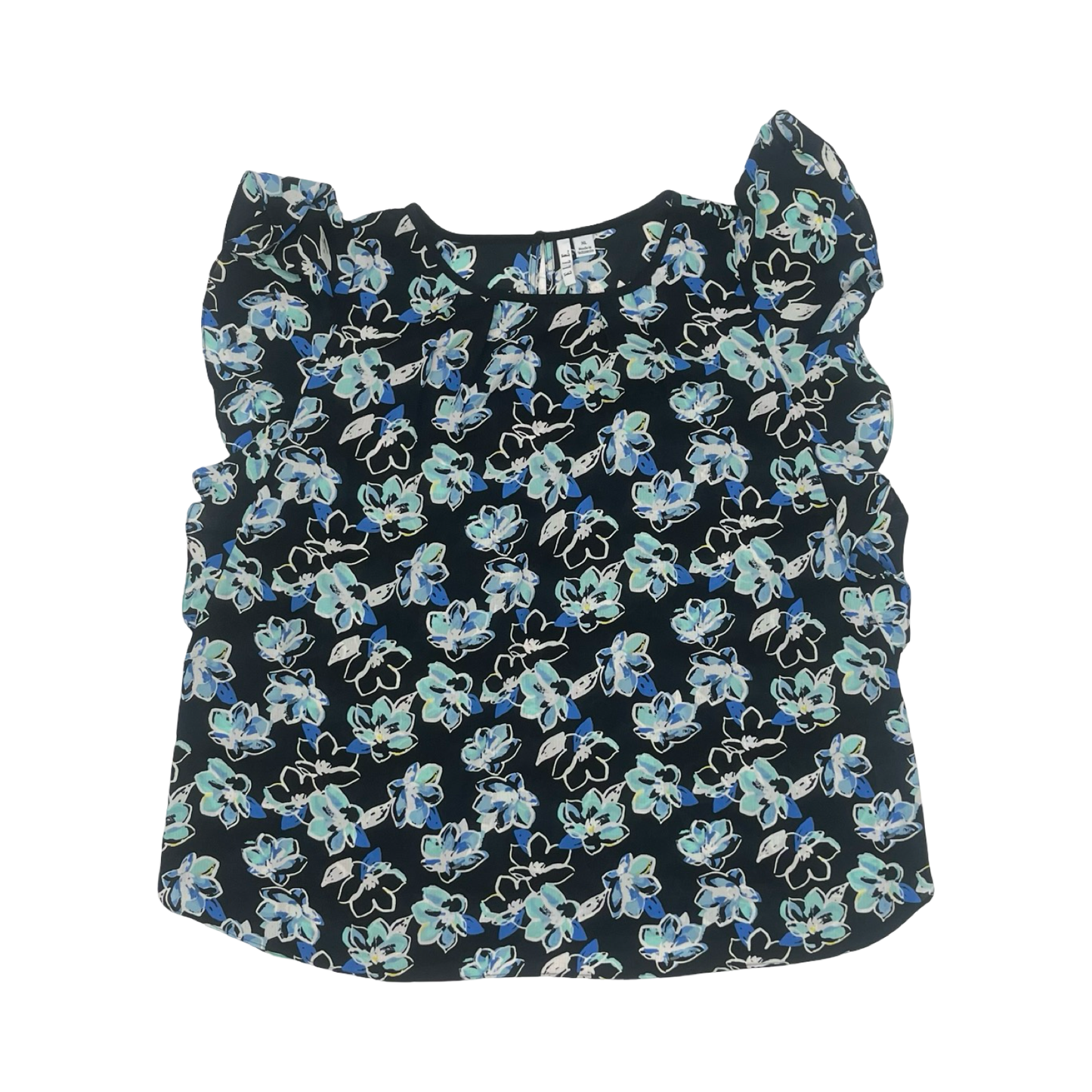 Blouse Ss By Elle In Floral Print, Size:Xl