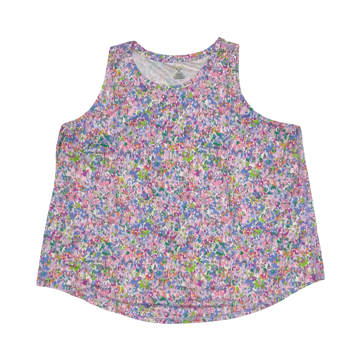 Athletic Tank Top By Tek Gear In Multi, Size:3X