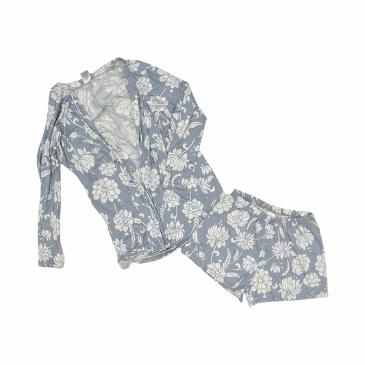 Pajamas 2Pc By Serra In Blue & White, Size:M