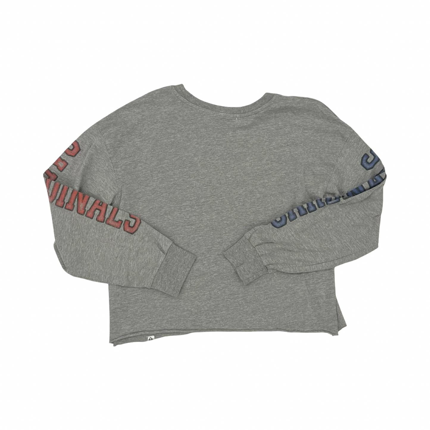 Athletic Top Ls Crewneck By Clothes Mentor In Grey, Size:L