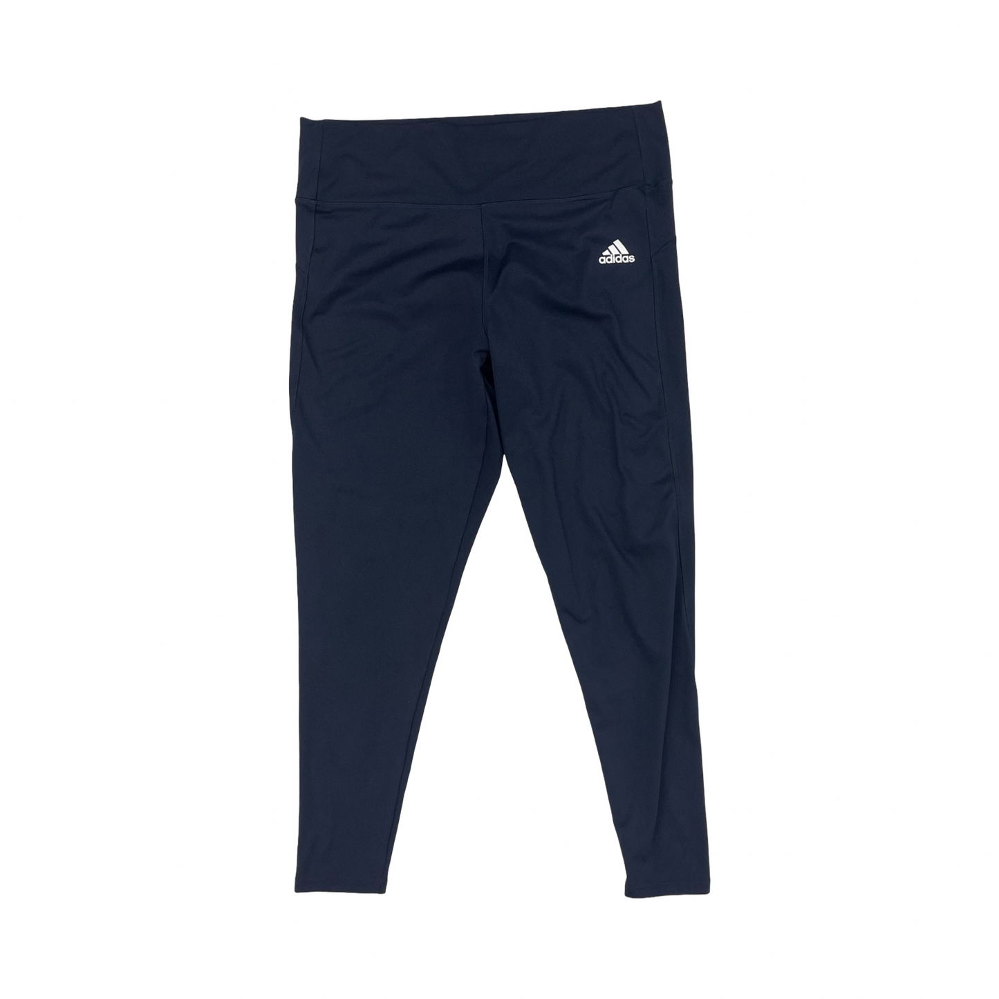Athletic Leggings By Adidas In Navy, Size:Xl