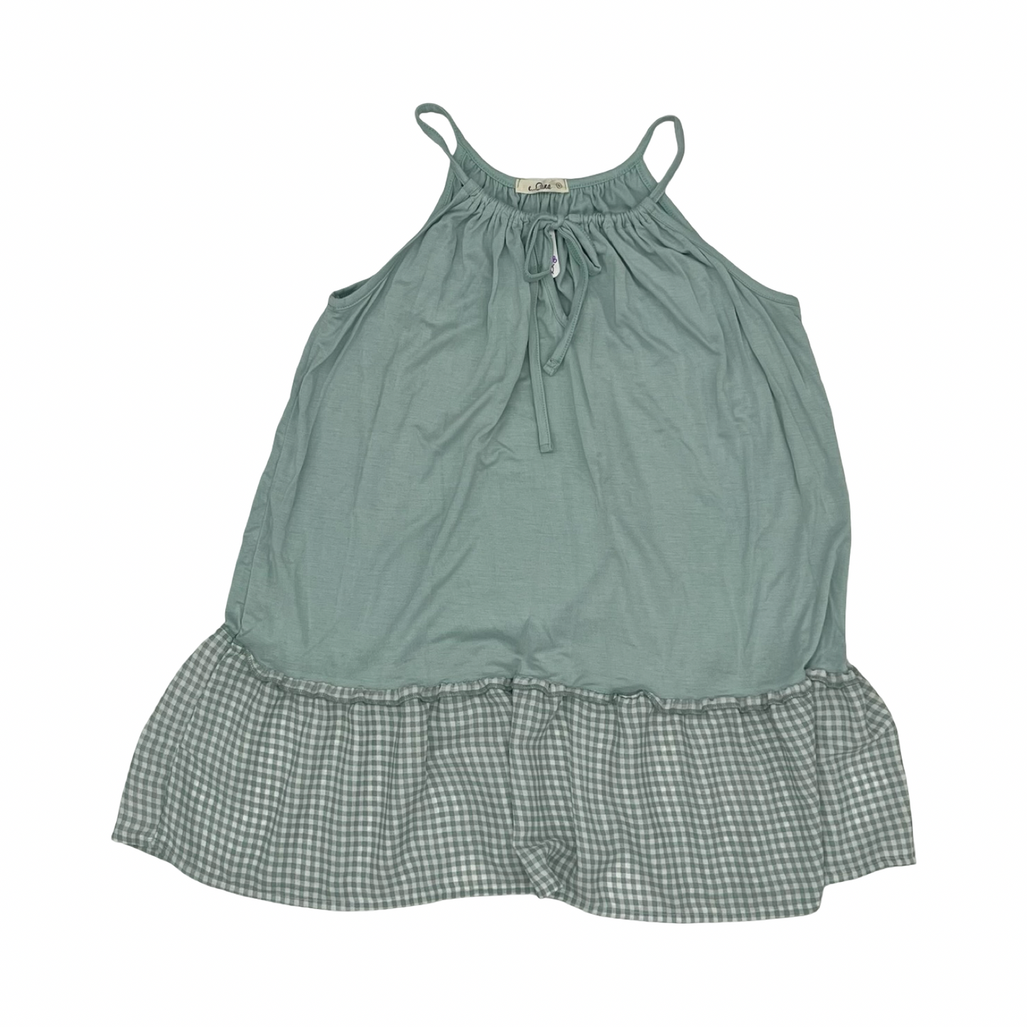 Blouse Sleeveless By Cmf In Green, Size:S