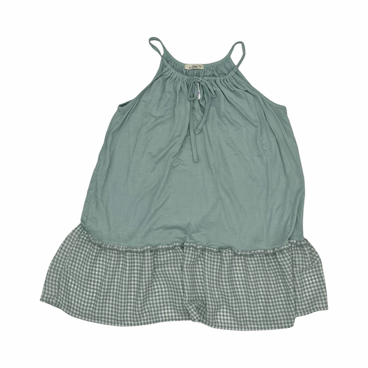 Blouse Sleeveless By Cmf In Green, Size:S