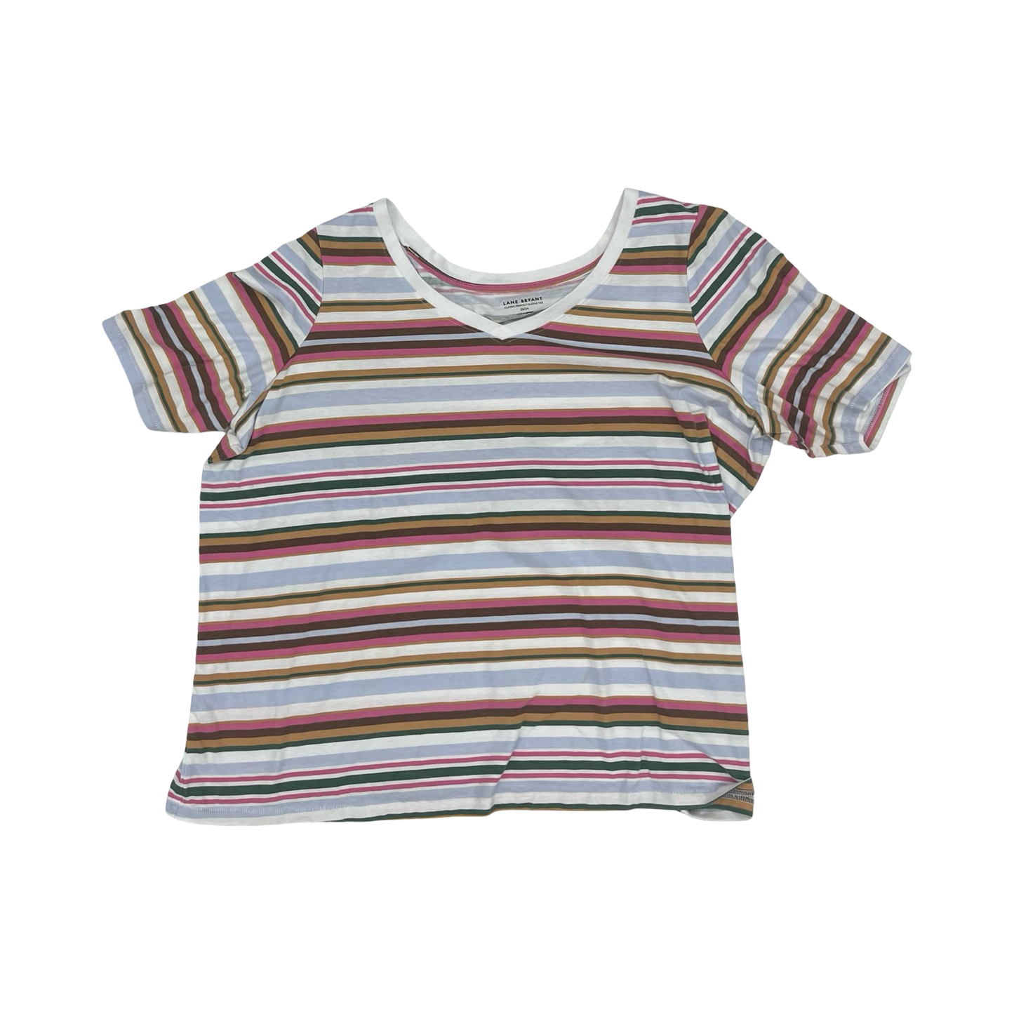 Top Ss By Lane Bryant In Striped Pattern, Size:3X