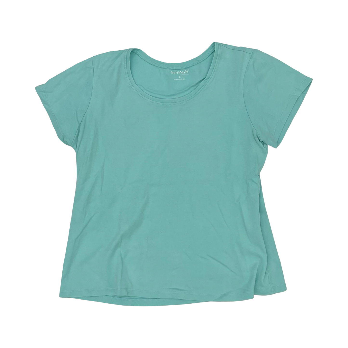 Top Ss Basic By Northstyle In Aqua, Size:L