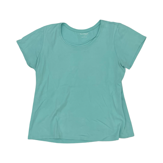 Top Ss Basic By Northstyle In Aqua, Size:L