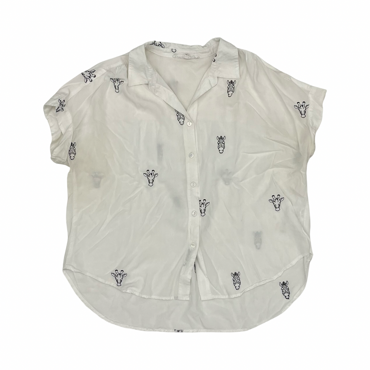 Top Ss By Jane And Delancey In Black & Cream, Size:M