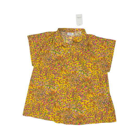 Blouse Ss By Emily Wonder In Yellow, Size:2X