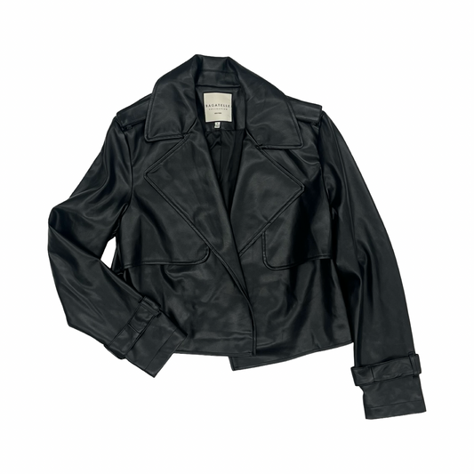 Jacket Moto By Bagatelle In Black, Size:S