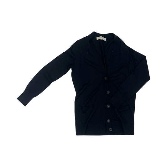 Cardigan By Loft In Navy, Size:Sp
