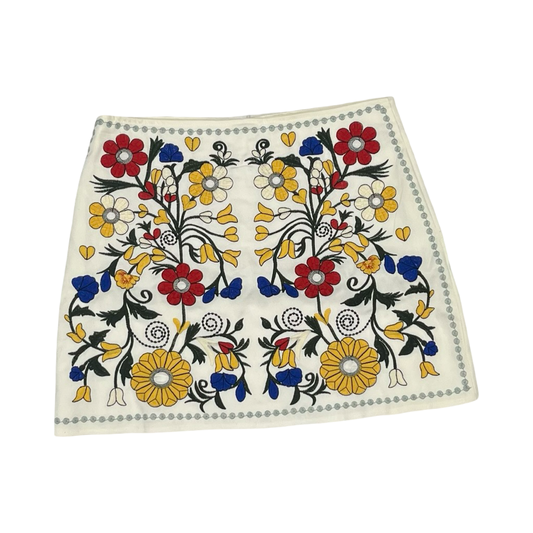 Skirt Mini & Short By Clothes Mentor In White, Size:L