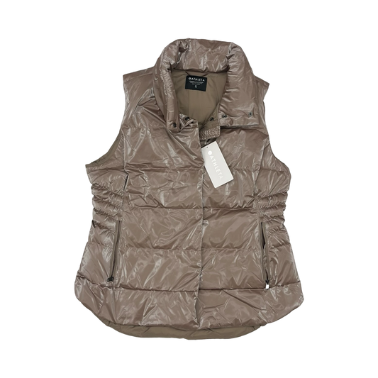 Vest Puffer & Quilted By Athleta In Tan, Size:Xl