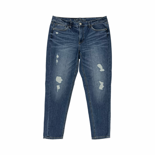 Jeans Boyfriend By White House Black Market In Blue Denim, Size:12