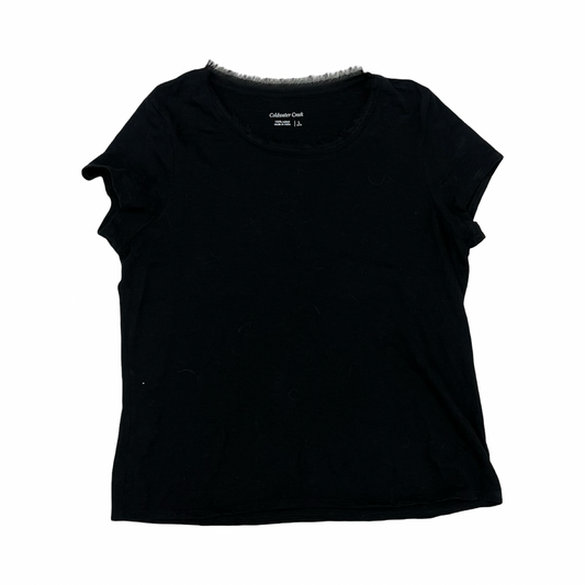 Top Ss By Coldwater Creek In Black, Size:L