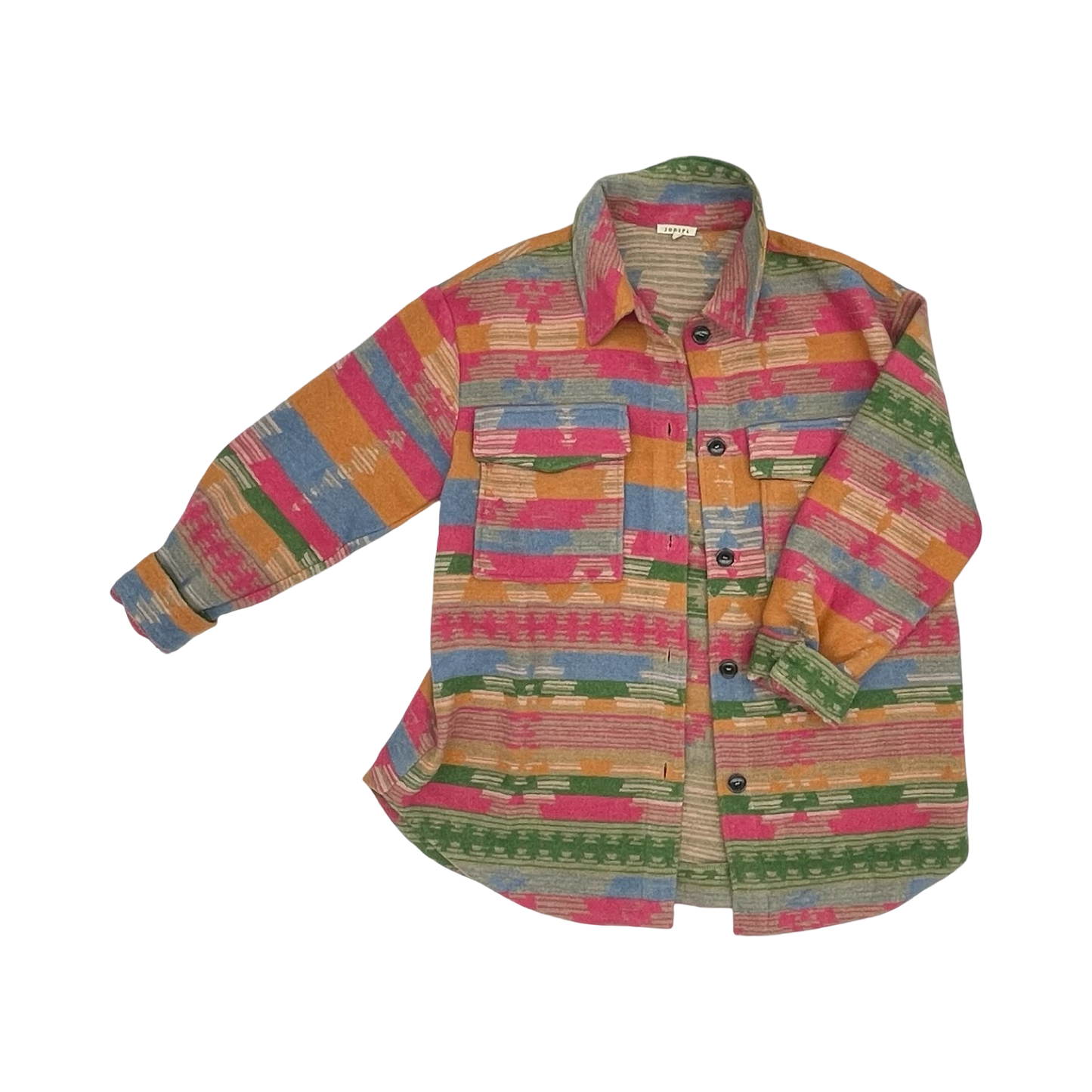Jacket Shirt By Jodifl In Multi, Size:Mp