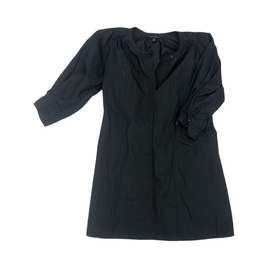 Dress Casual Midi By Banana Republic In Black, Size:Xl