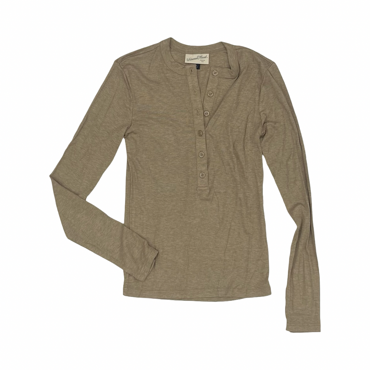 Top Ls By Universal Thread In Tan, Size:Xs