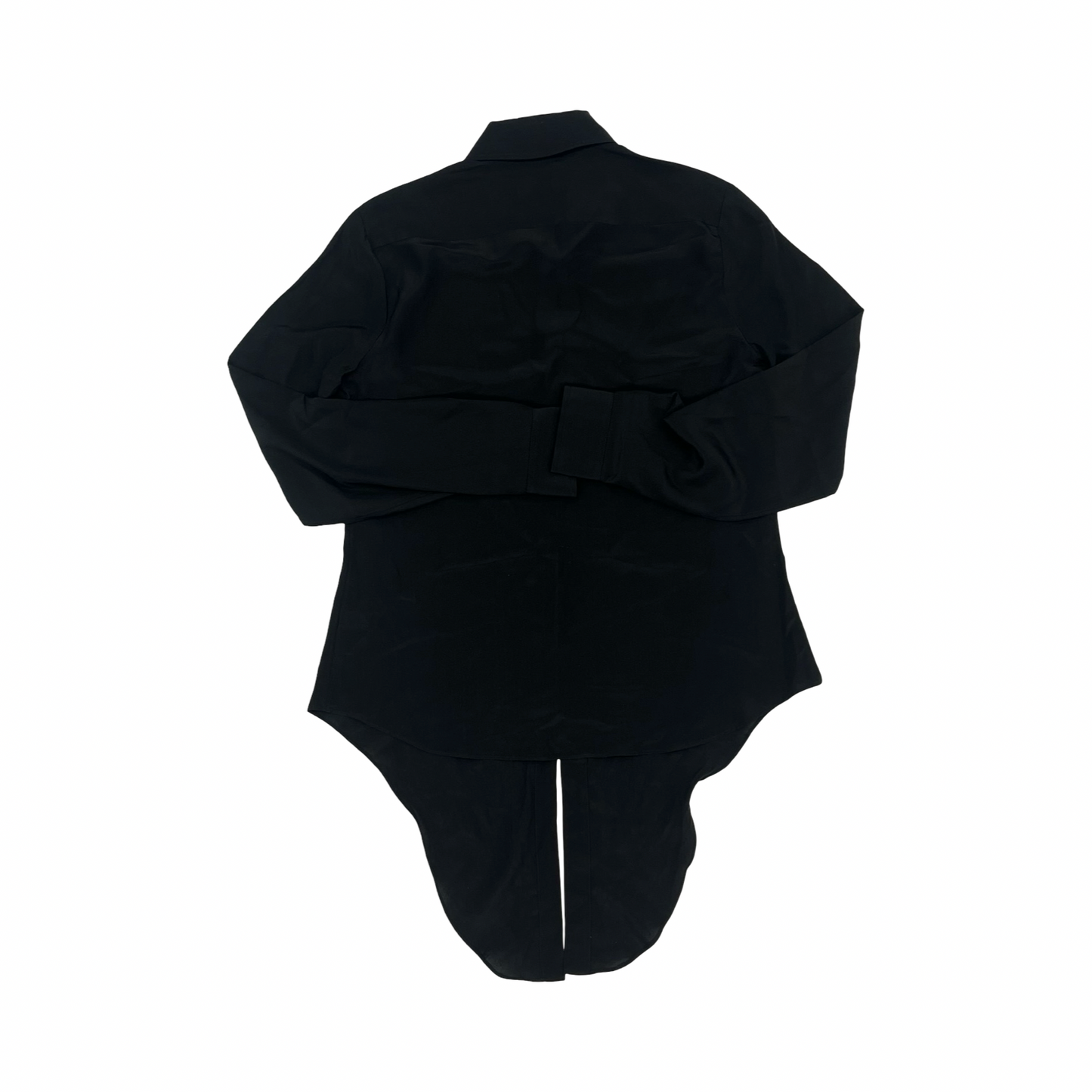 Blouse Ls By Banana Republic In Black, Size:Xs