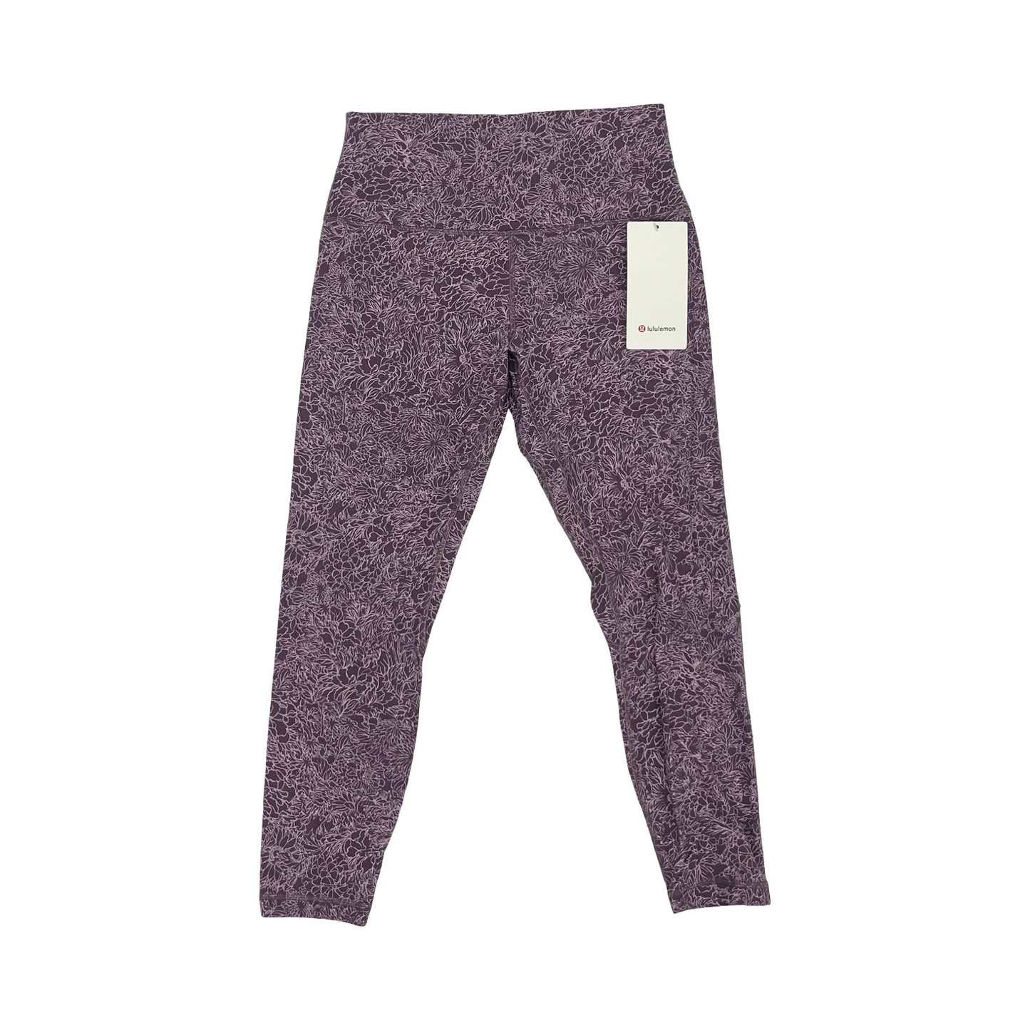 Athletic Leggings By Lululemon In Purple, Size:10
