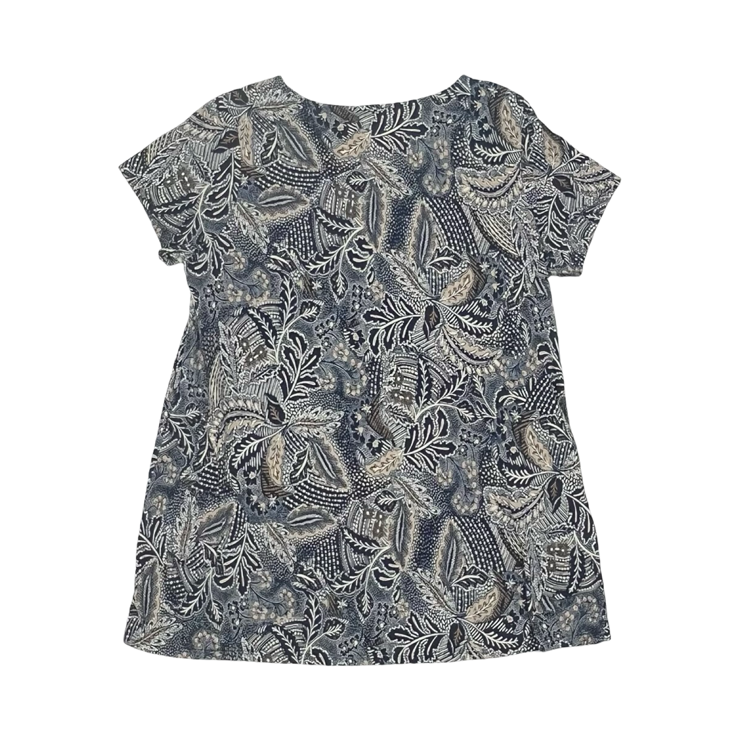 Top Ss By Pure Jill In Blue & Brown, Size:S