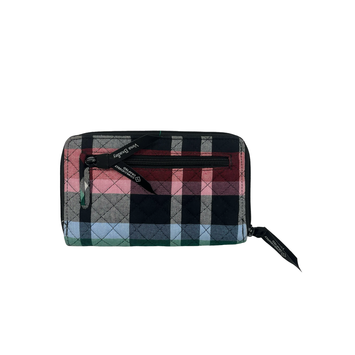 Wallet By Vera Bradley In Plaid Pattern, Size:Medium