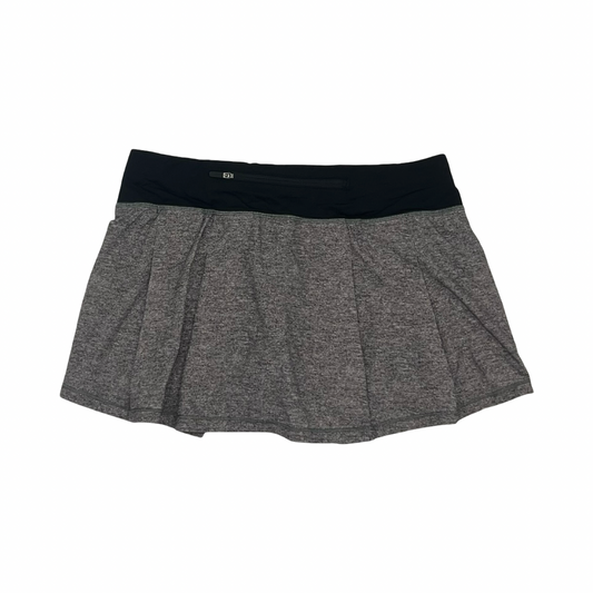 Athletic Skort By Lululemon In Grey, Size:S