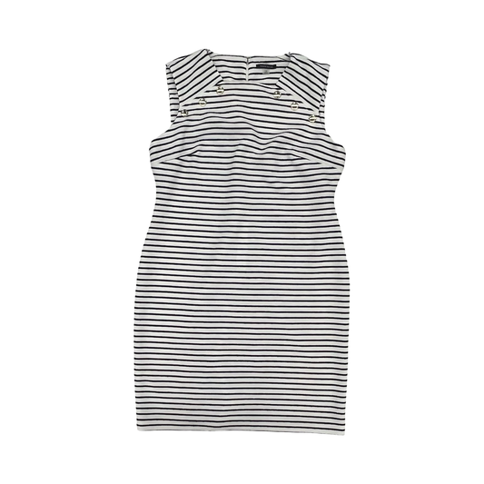 Dress Work By Tommy Hilfiger In Blue & White, Size:16