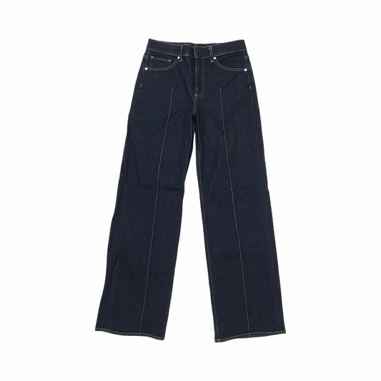 Jeans Wide Leg By Express In Blue Denim, Size:6