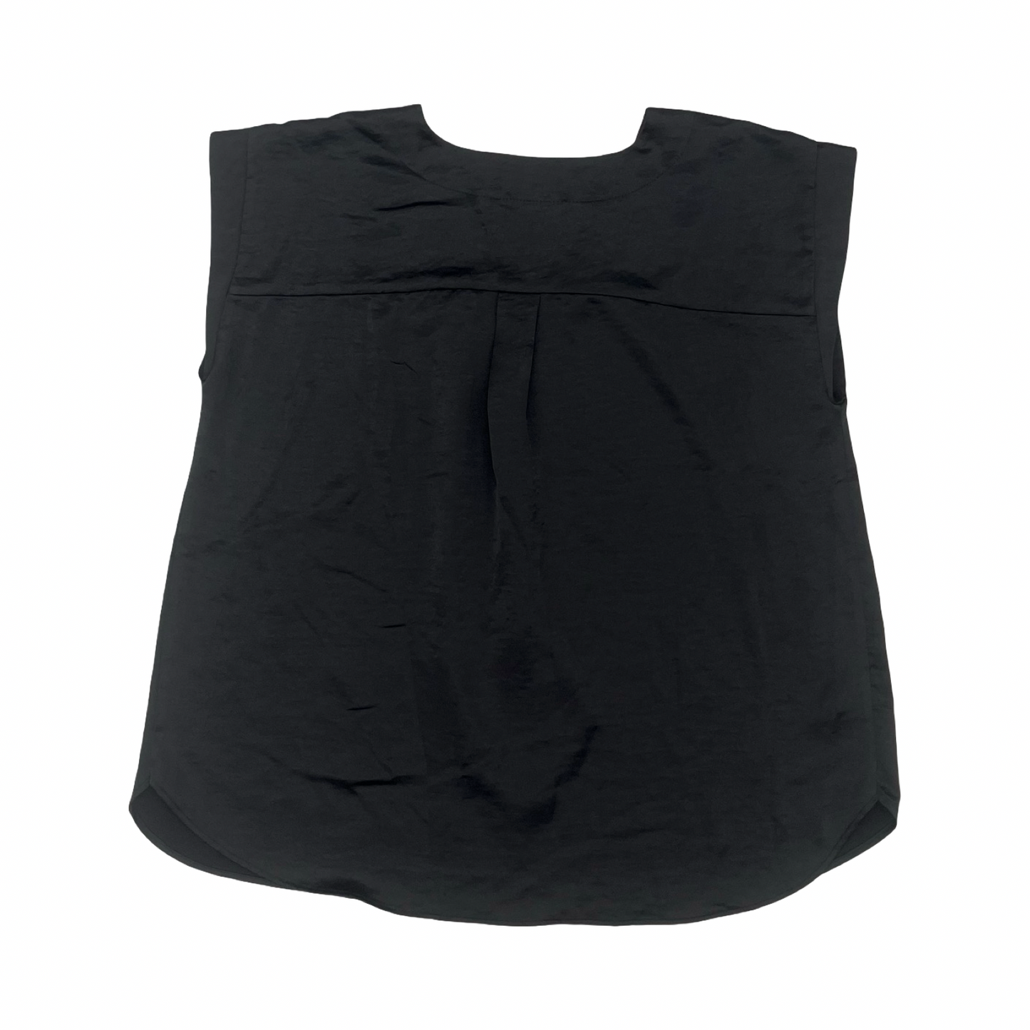 Blouse Ss By Loft In Black, Size:Xl