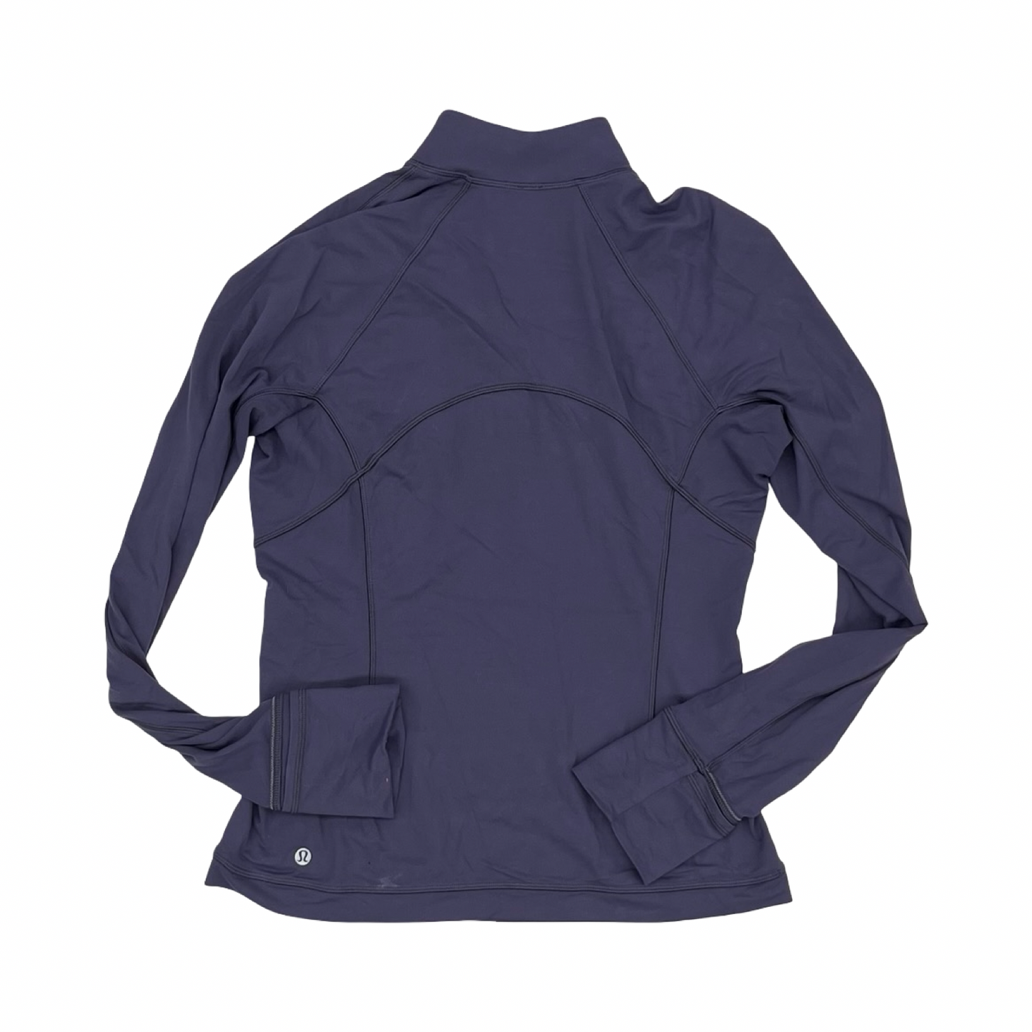 Athletic Top Ls Collar By Lululemon In Purple, Size:8