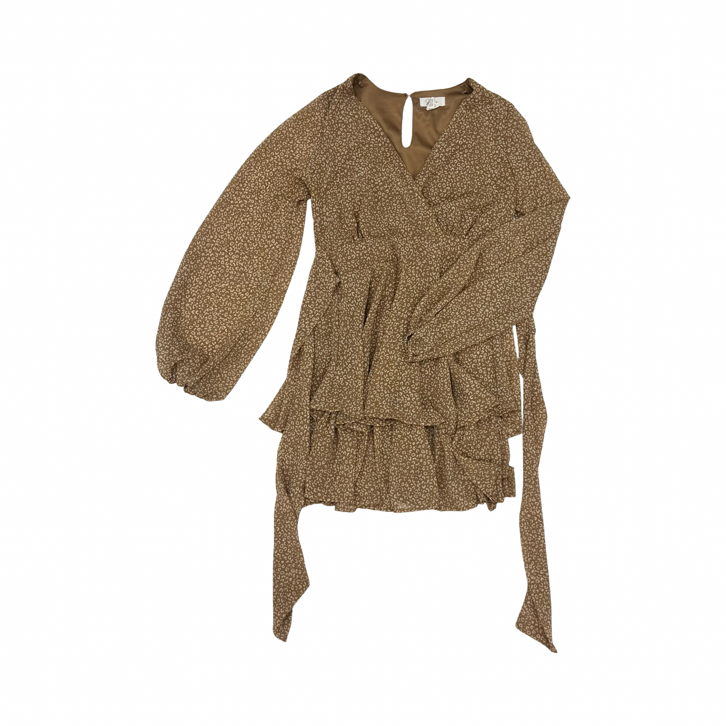 Dress Party Short By Japna In Brown, Size:S