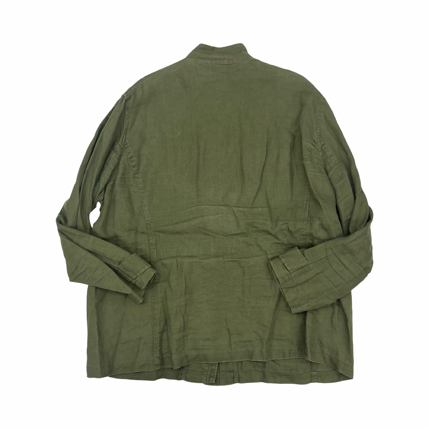 Jacket Moto By Jones New York In Green, Size:2X