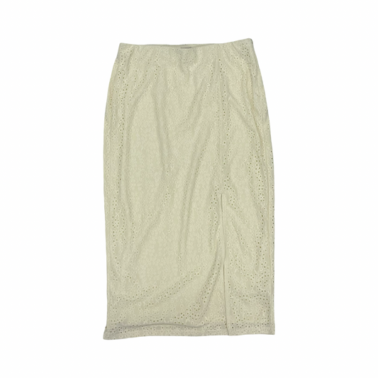 Skirt Maxi By A New Day In Cream, Size:8