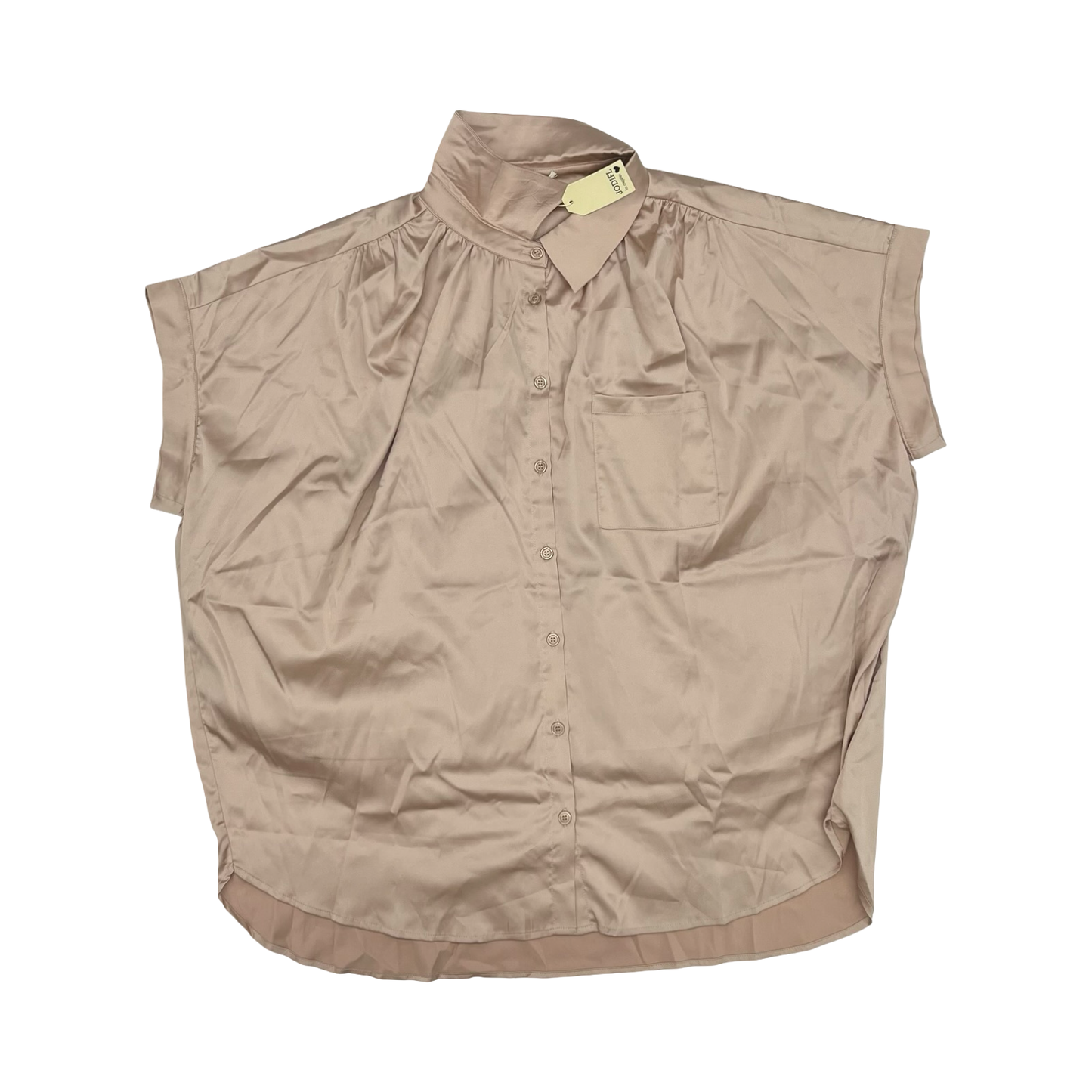 Blouse Ss By Jodifl In Brown, Size:1X