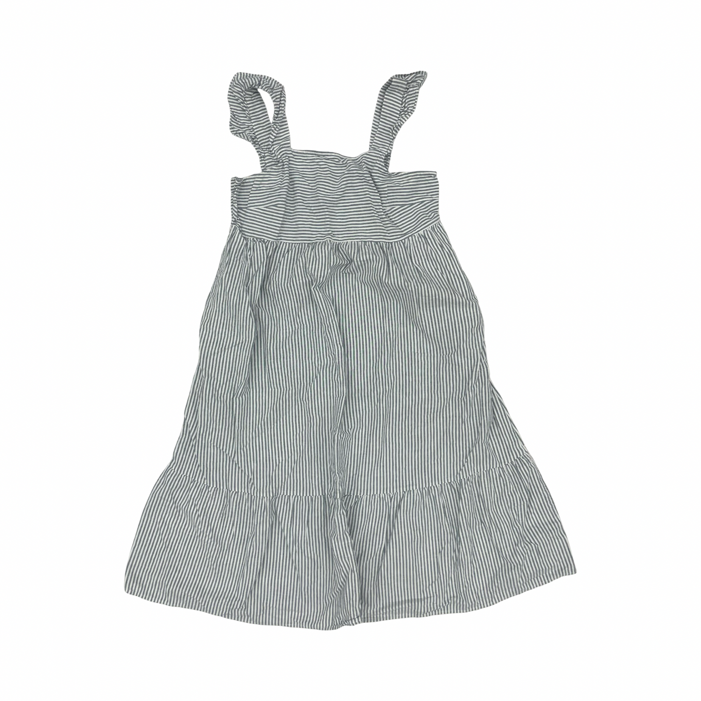 Dress Casual Midi By Universal Thread In Blue & Cream, Size:L