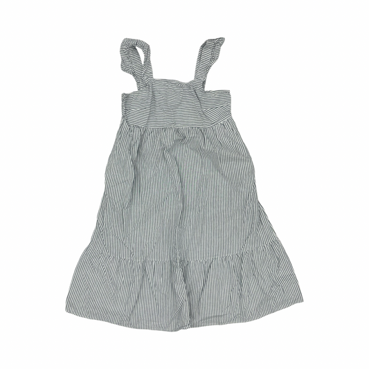 Dress Casual Midi By Universal Thread In Blue & Cream, Size:L