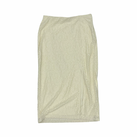 Skirt Maxi By A New Day In Cream, Size:10