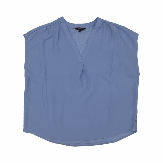 Blouse Ss By Banana Republic In Blue, Size:Xl