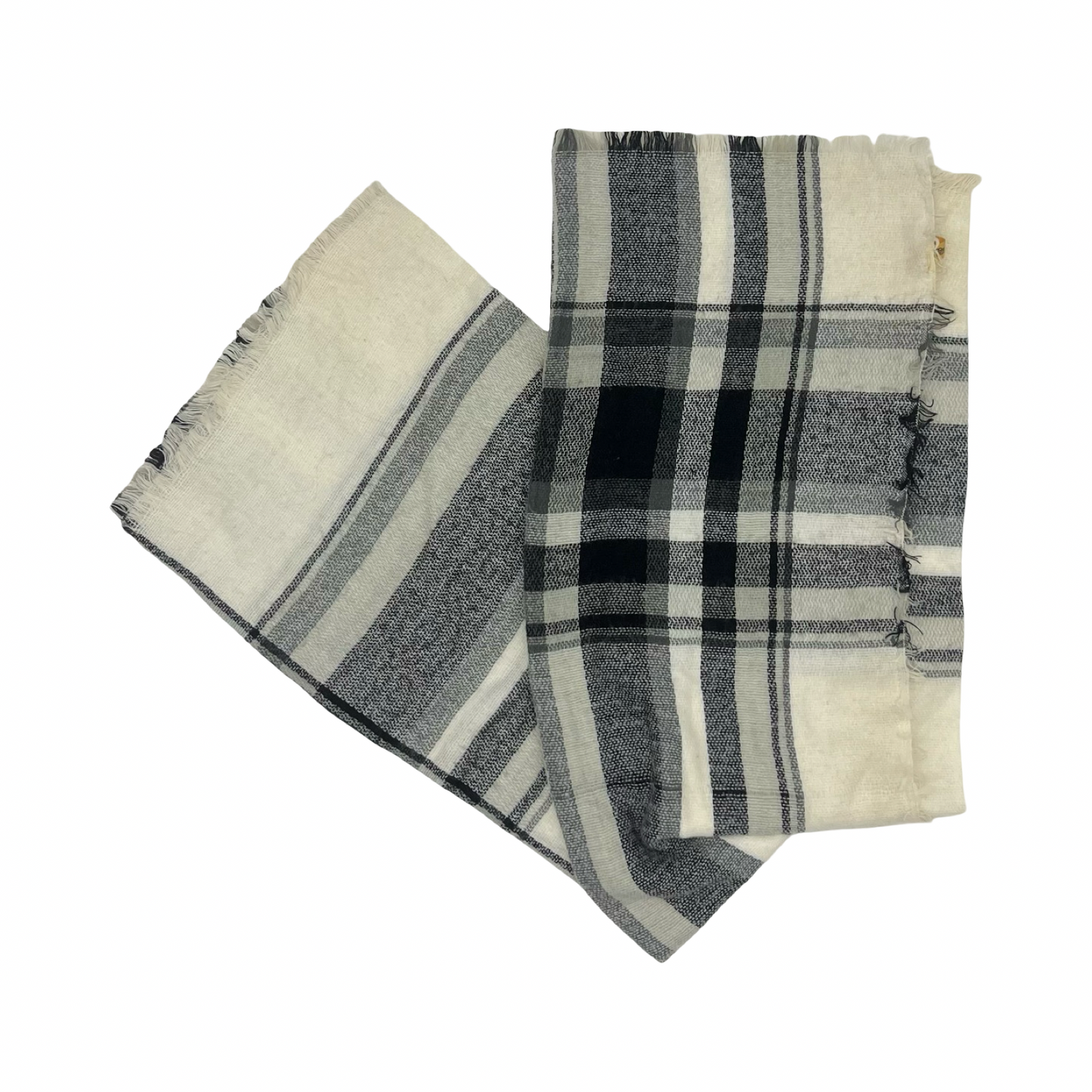 Scarf Long By Clothes Mentor In Cream