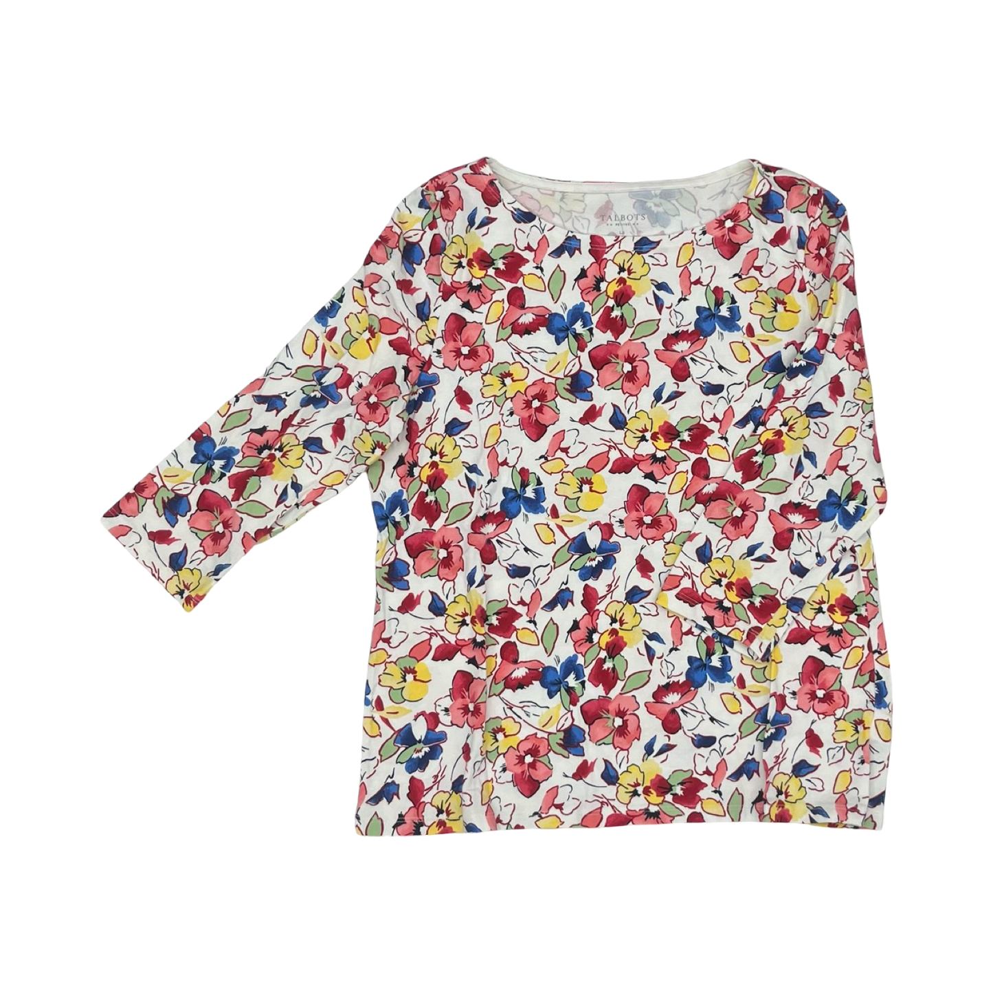 Top Ls By Talbots In Floral Print, Size:Lp