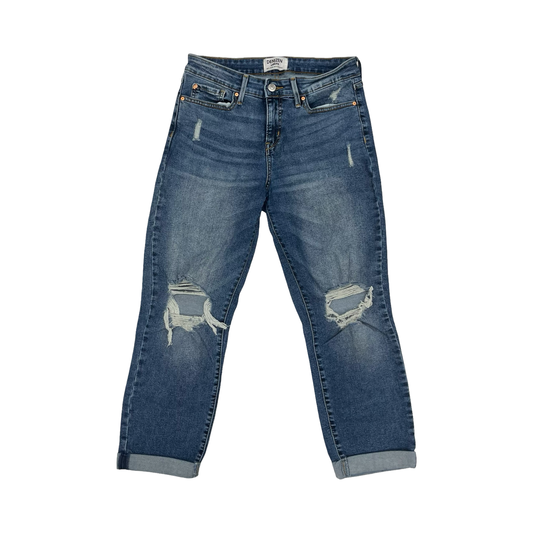 Jeans Boyfriend By Denizen By Levis In Blue Denim, Size:8