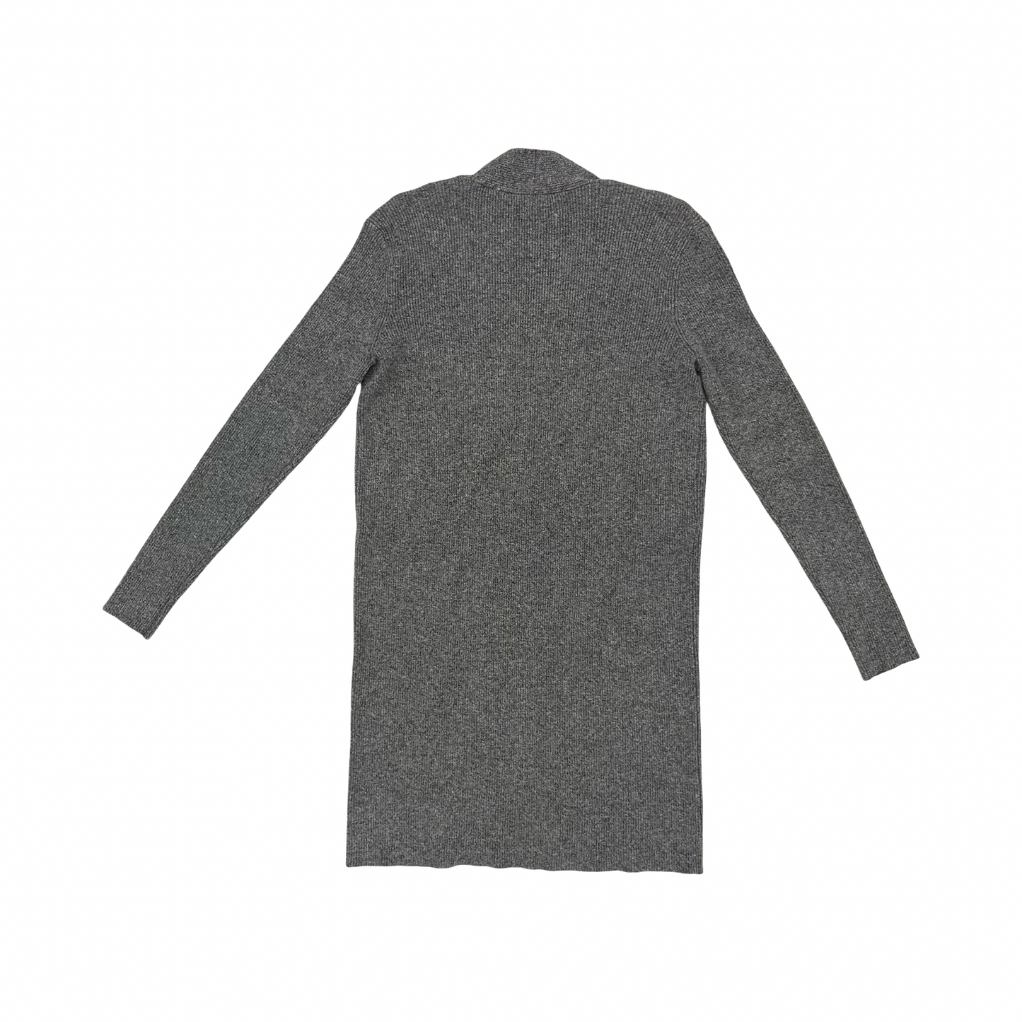 Sweater Cardigan By Loft In Grey, Size:M