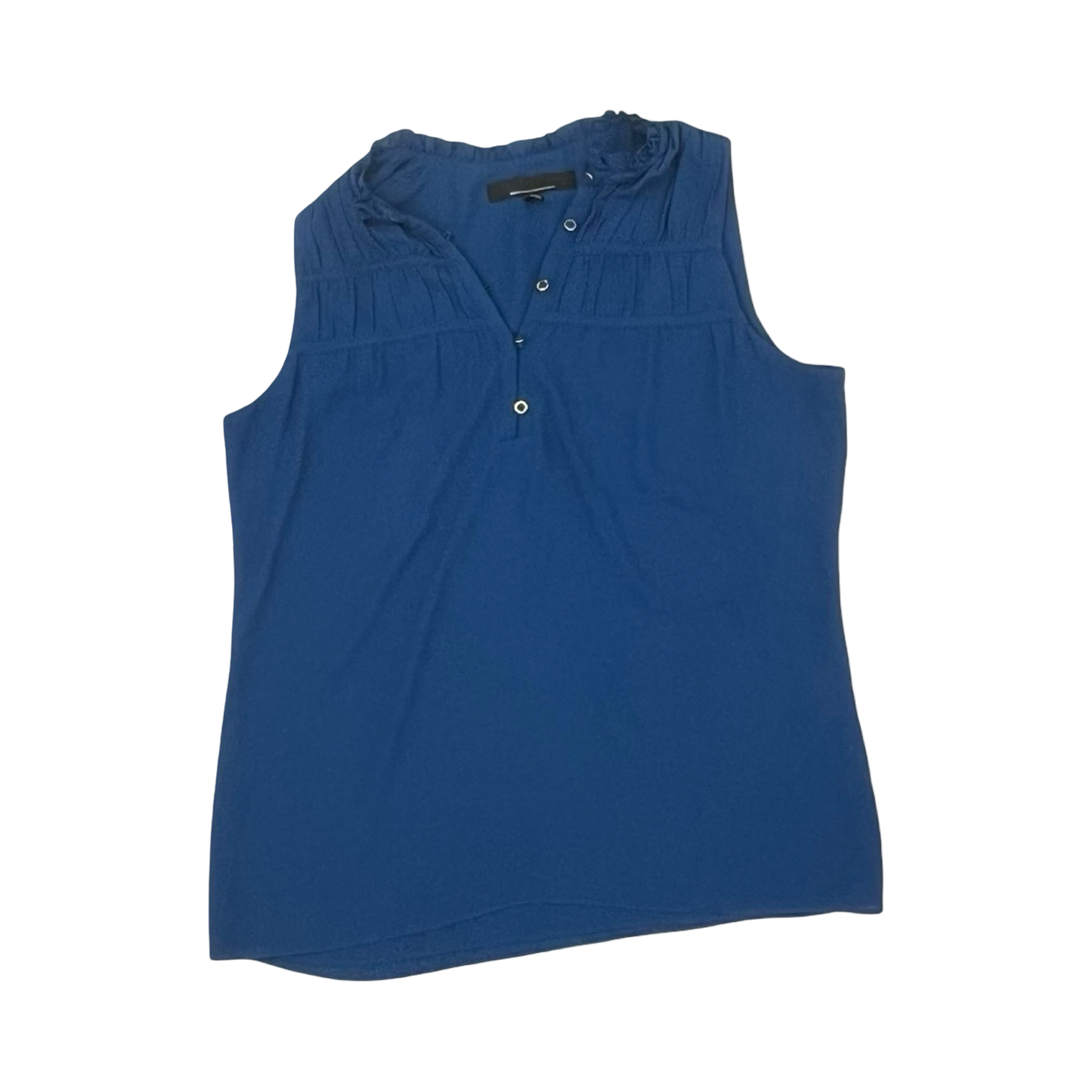 Blouse Sleeveless By White House Black Market In Blue, Size:M